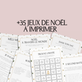 Jeux de Noël à imprimer pour adulte - Or et Vert - 35 Activités PDF