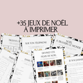 Jeux de Noël à imprimer pour adulte - Or et Noir - 35 Activités PDF
