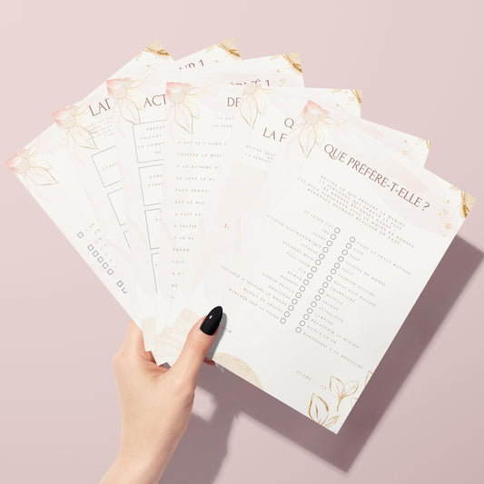 Jeux EVJF à domicile : 65 jeux imprimables pour un EVJF à la maison - Gages pour Evjf - Activités Evjf