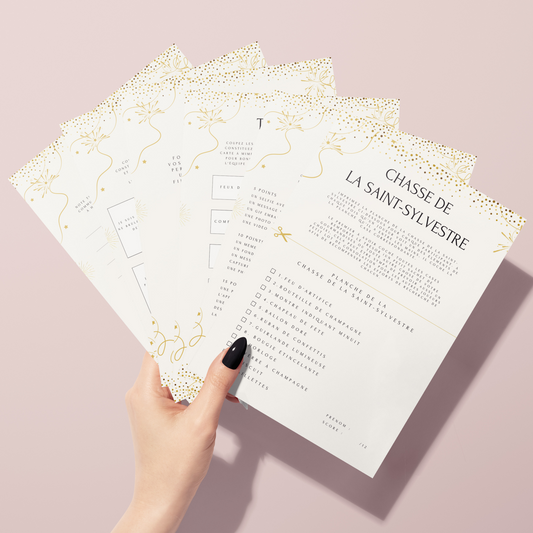 Jeux de Nouvel An imprimables - Quiz, devinettes et animations pour soirées Saint-Sylvestre adultes