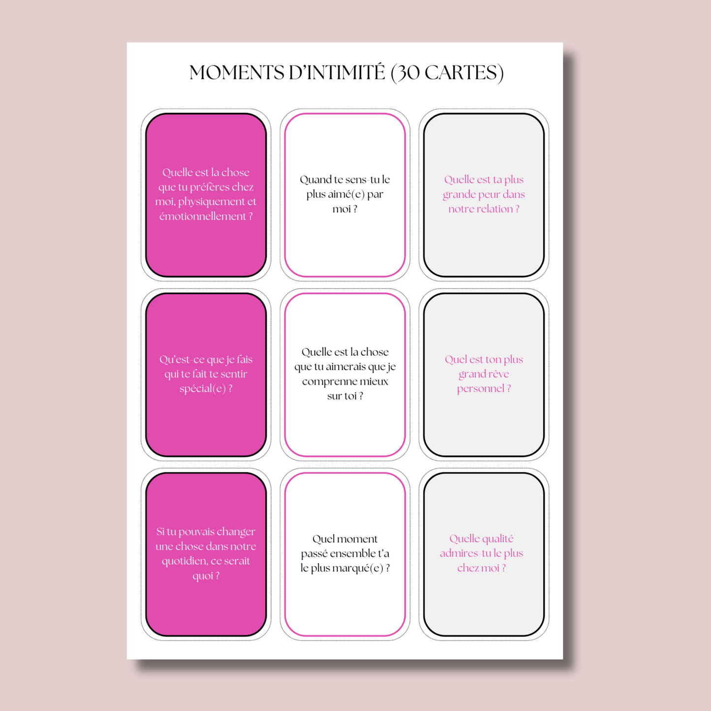 Jeux pour Couples – Jeux Saint-Valentin - 150 Cartes pour Se (Re)découvrir et Raviver la Flamme