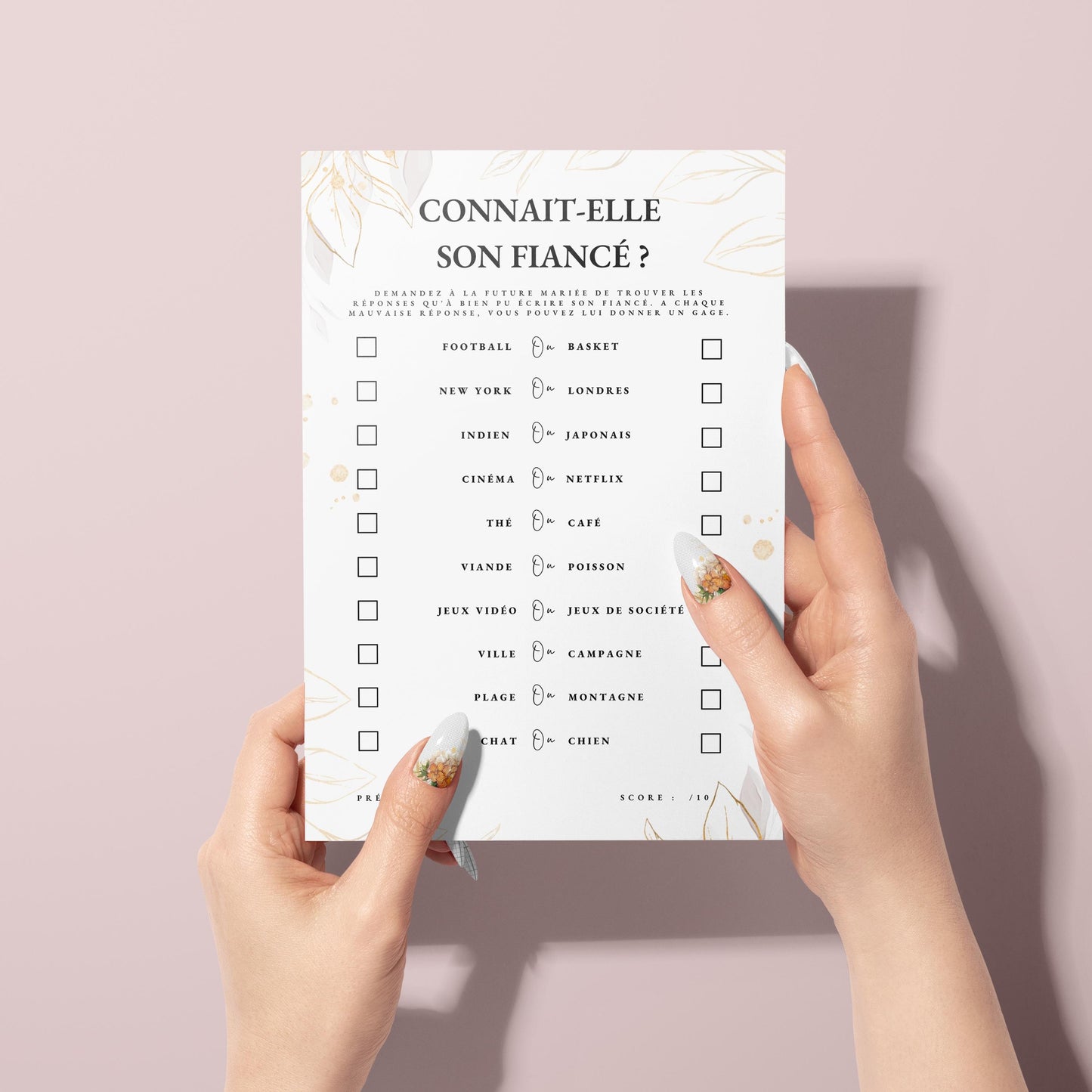 Jeux EVJF à domicile : 65 jeux imprimables pour un EVJF à la maison - Gages pour Evjf - Activités Evjf