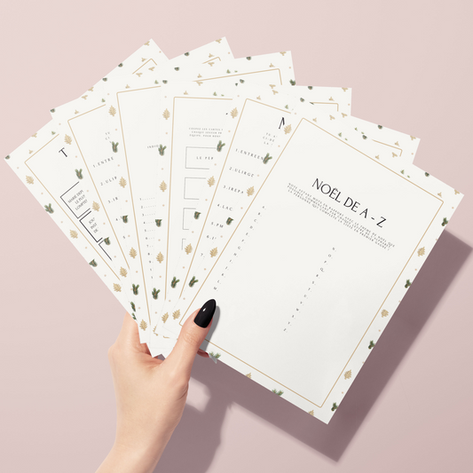 Jeux de Noël en Français à télécharger et imprimer