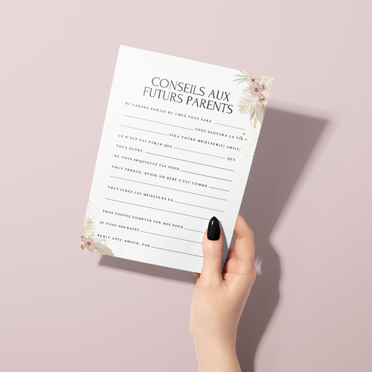 Jeux Baby Shower à imprimer en français : Téléchargez des activités pour une Fête Prénatale inoubliable ! Cartes de jeux et Prédiction Bébé