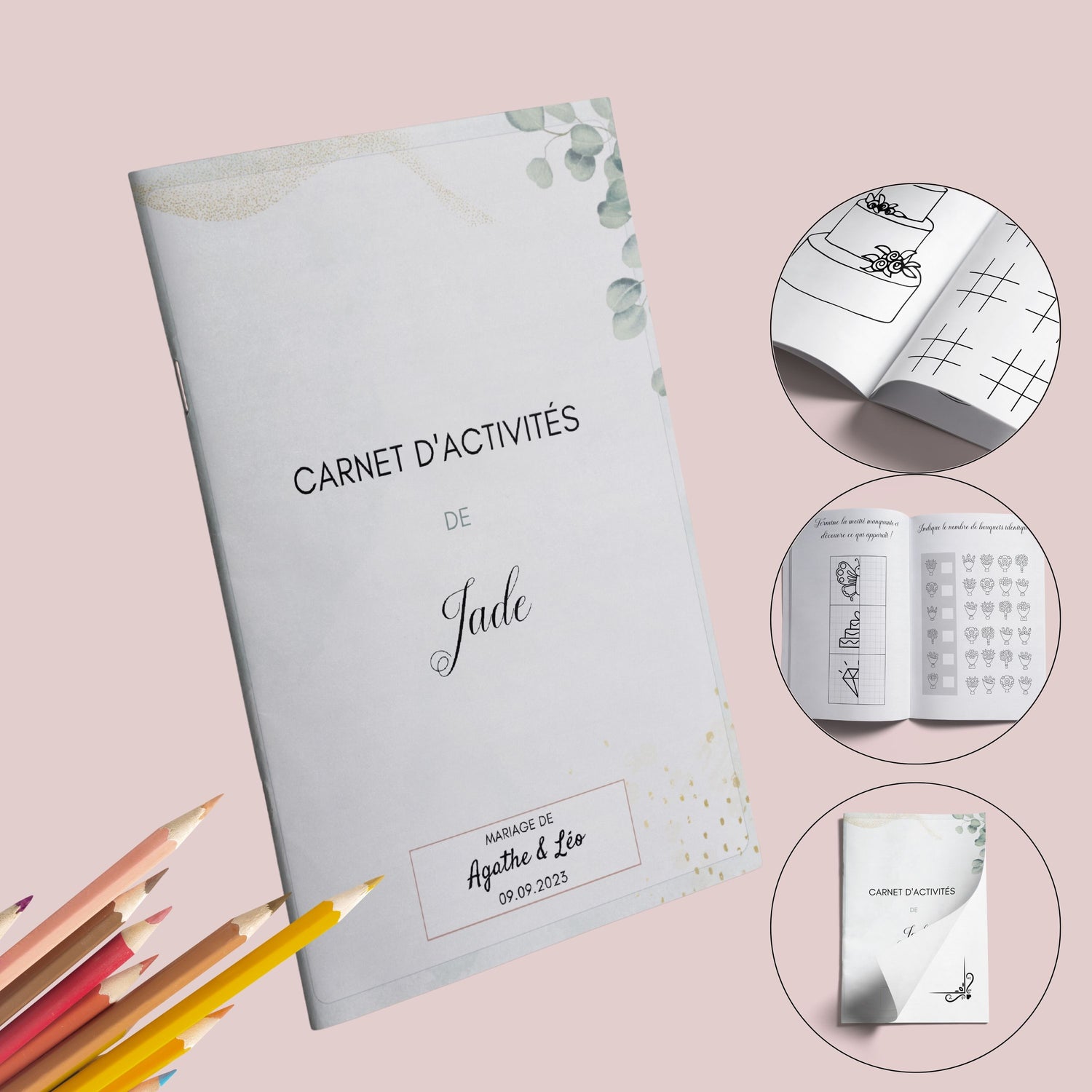 Livret activité enfant mariage