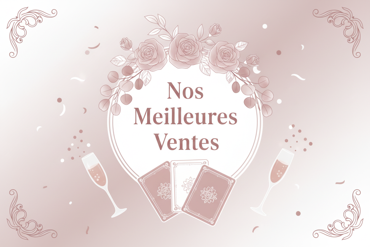 Collection Nos Meilleures Ventes - Top 10 jeux à imprimer premium pour EVJF, mariage, Noël et Baby Shower - Mon Petit Event France