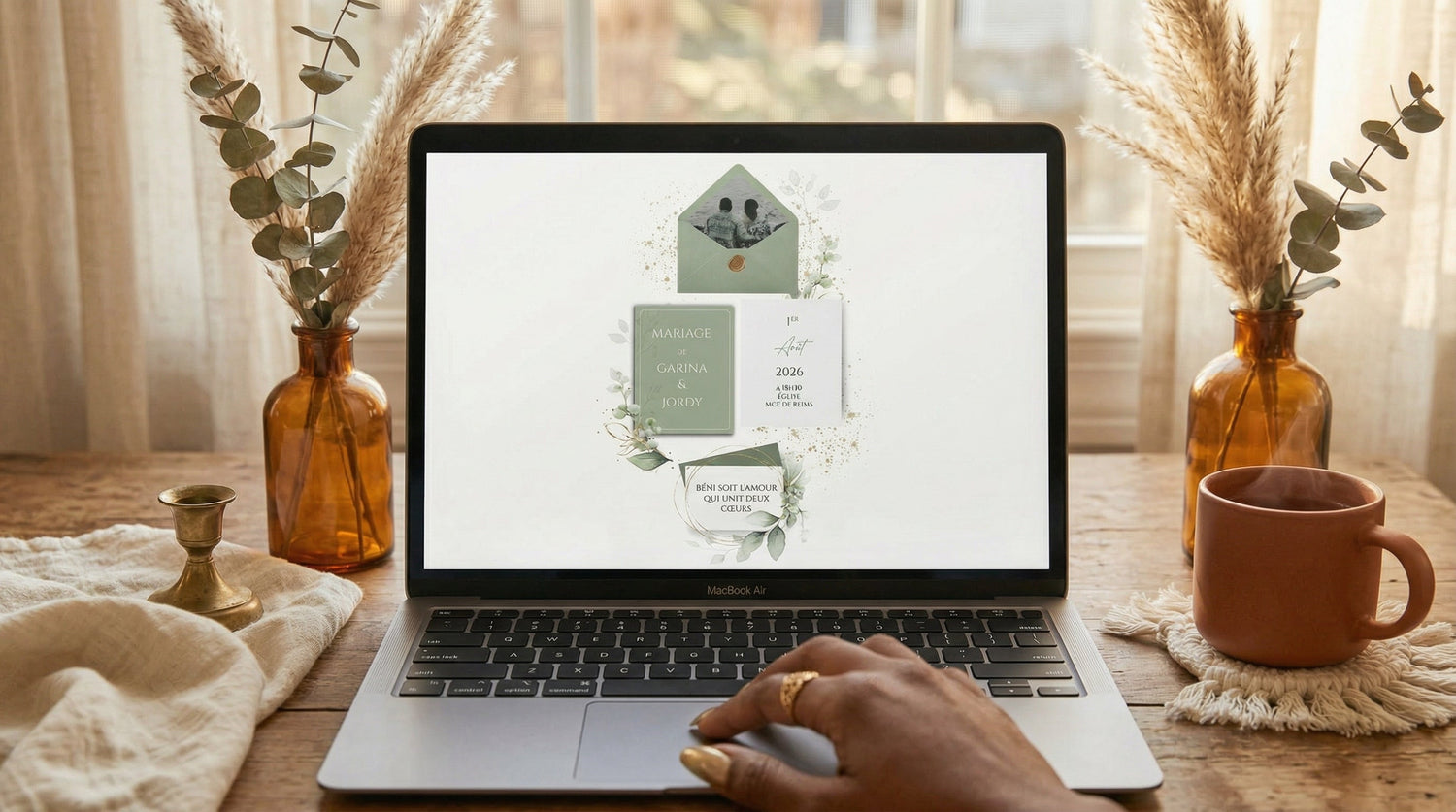 Faire-part digital mariage – Mon Petit Event France