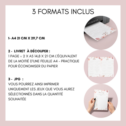 Jeux EVJF à domicile : 65 jeux imprimables pour un EVJF à la maison - Gages pour Evjf - Activités Evjf