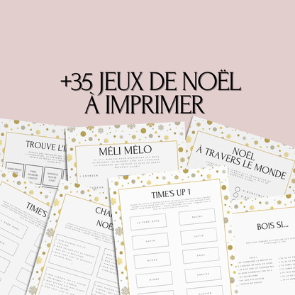 Jeux de Noël en Français à télécharger et imprimer