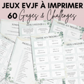 Jeux EVJF en Ville à Imprimer Eucalyptus - 60 Gages & Défis