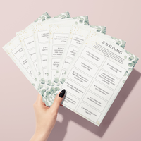Jeu Je n'ai jamais à imprimer - Eucalyptus - 100 Cartes pour adultes PDF
