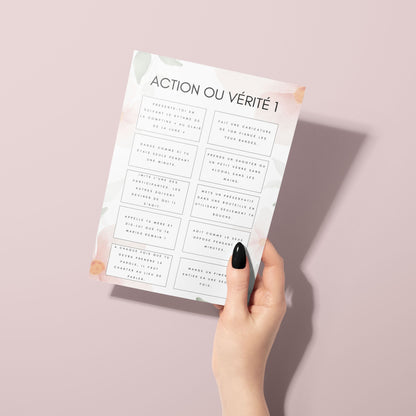 Jeux EVJF à domicile : 65 jeux imprimables pour un EVJF à la maison - Gages pour Evjf - Activités Evjf