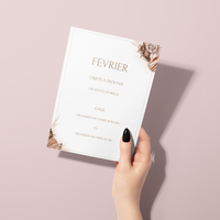 Jeu des 12 mois à personnaliser Canva - Mer & Élégant - Activité mariage PDF