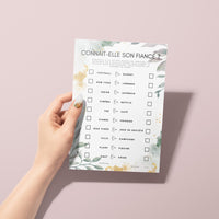 Kit EVJF à Imprimer Aquarelle Vert Fleuri - 65 Jeux + Gages à Domicile