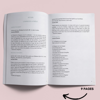 Livret de messe Baptême à personnaliser Canva - Eucalyptus - Modèle PDF