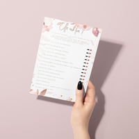 Kit EVJF à Imprimer Rose Fleuri Élégant - 65 Jeux + Gages - BESTSELLER