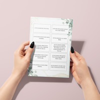 Jeu Je n'ai jamais à imprimer - Eucalyptus - 100 Cartes pour adultes PDF