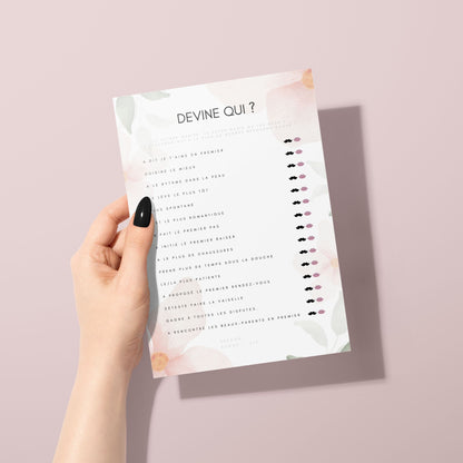 Jeux EVJF à domicile : 65 jeux imprimables pour un EVJF à la maison - Gages pour Evjf - Activités Evjf