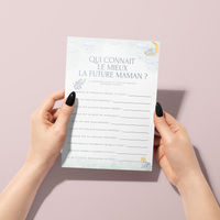 Jeux Baby Shower à Imprimer Éléphant - 30 Activités Fête Prénatale