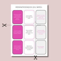 Jeux de Couple à imprimer - Rose - 150 Cartes romantiques PDF