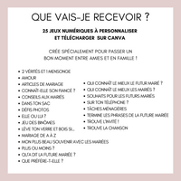Jeux de mariage à personnaliser Canva - Eucalyptus - 25 cartes PDF à imprimer