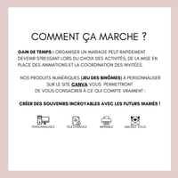 Jeu des binômes à imprimer - Jeu des duos célèbres PDF