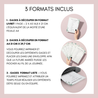 Jeux EVJF en Ville à Imprimer Eucalyptus - 60 Gages & Défis