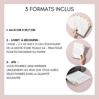 Jeux EVJF à domicile : 65 jeux imprimables pour un EVJF à la maison - Gages pour Evjf - Activités Evjf