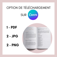 Livret de messe Baptême à personnaliser Canva - Fleuri Terracotta - Modèle PDF
