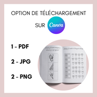 Livret activité enfant mariage à personnaliser Canva - Eucalyptus - Coloriage PDF
