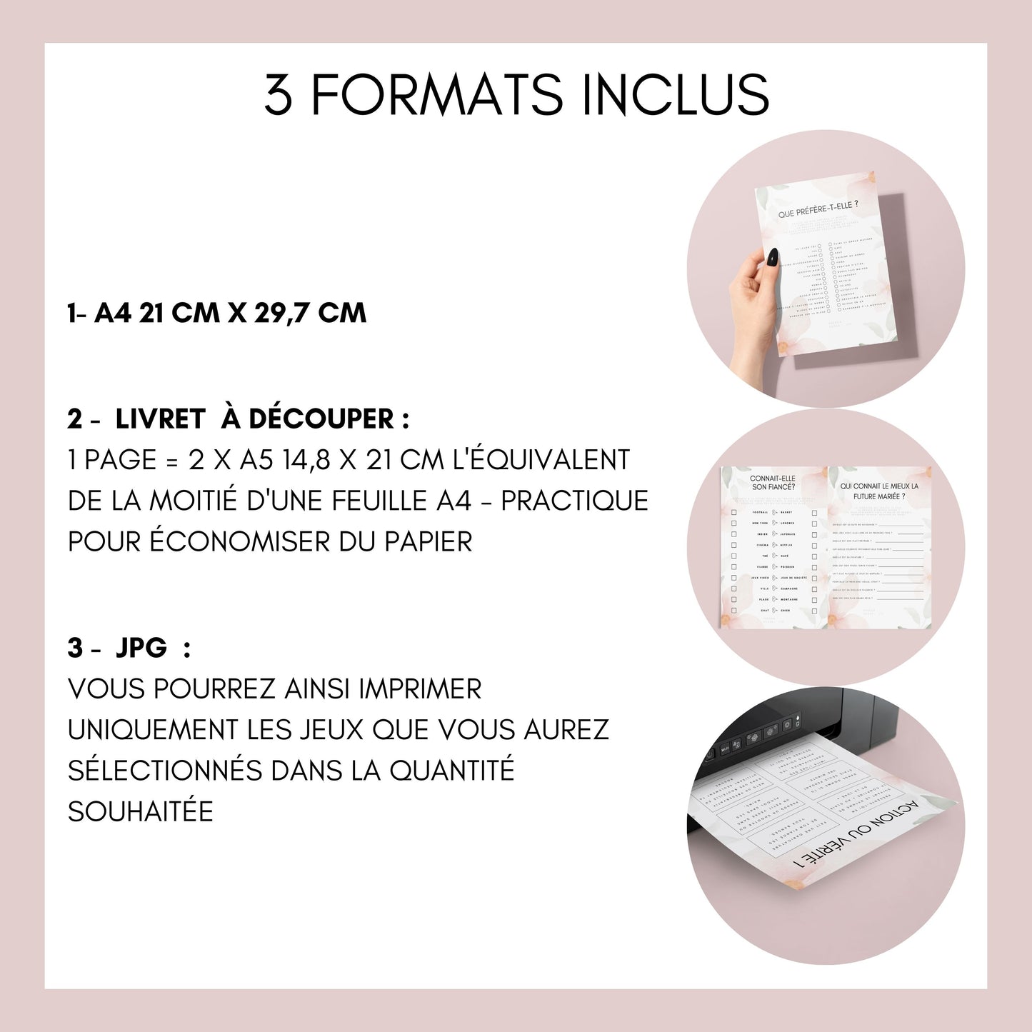 Jeux EVJF à domicile : 65 jeux imprimables pour un EVJF à la maison - Gages pour Evjf - Activités Evjf