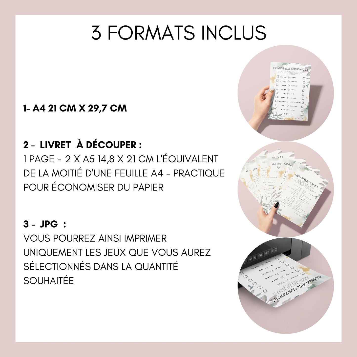 Jeux EVJF à domicile : 65 jeux imprimables pour un EVJF à la maison - Gages pour Evjf - Activités Evjf