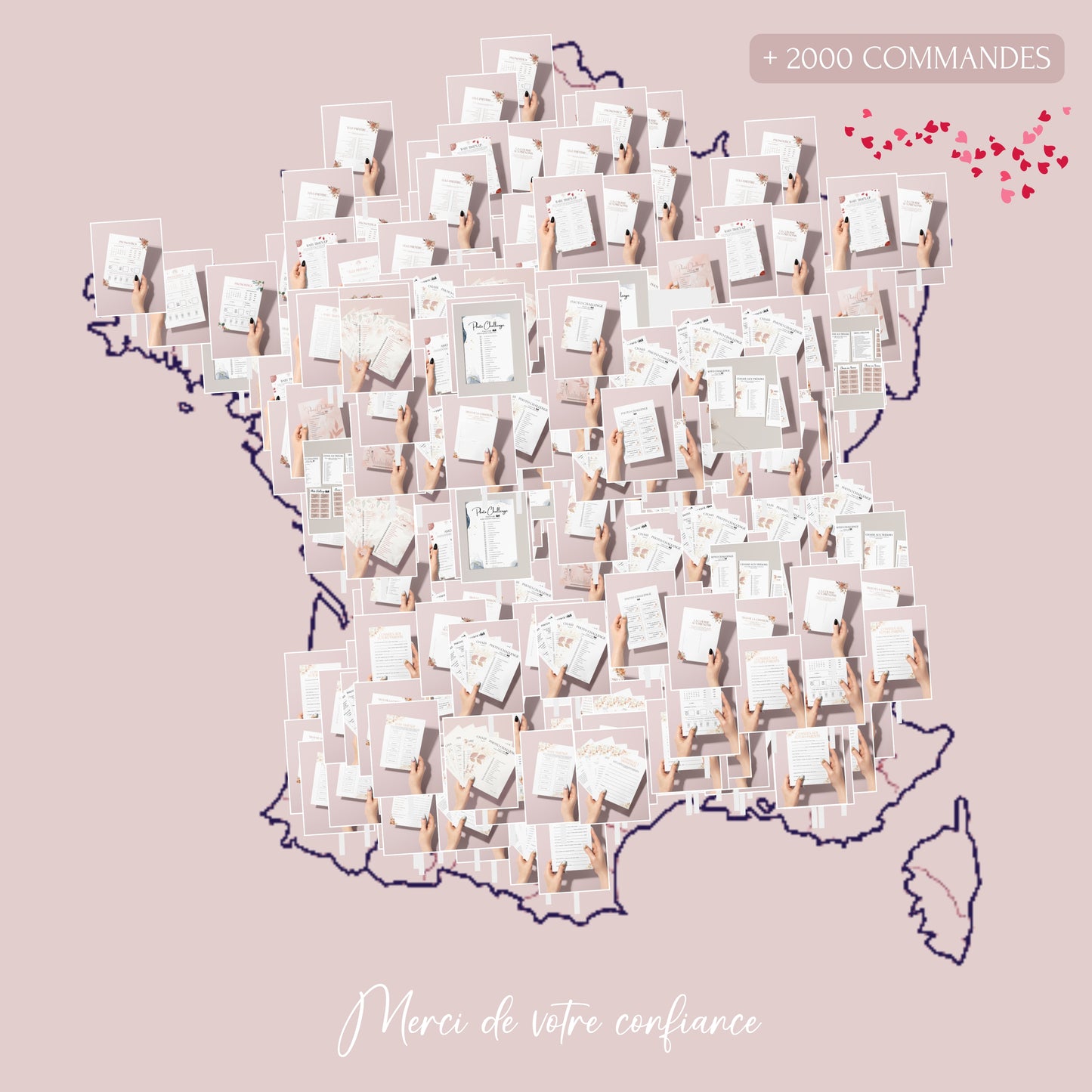 Livret de messe Baptême à personnaliser sur Canva - Livret de messe Baptême DIY - Modèle livret de messe Baptême à télécharger et imprimer