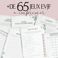 Kit EVJF à Imprimer Eucalyptus - 65 Jeux + Gages à Domicile