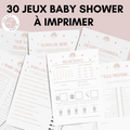 Jeux Baby Shower à Imprimer Arc en ciel - 30 Activités Fête Prénatale