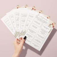 Jeu Je n'ai jamais à imprimer - Fleur Terracotta - 100 Cartes pour adultes PDF