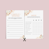 Jeux Baby Shower à Imprimer Boho Fleuri - 30 Activités Fête Prénatale