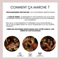 Jeu Je n'ai jamais à imprimer - Fleur Terracotta - 100 Cartes pour adultes PDF