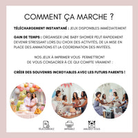 Jeux Baby Shower à Imprimer Chic - 30 Activités Fête Prénatale