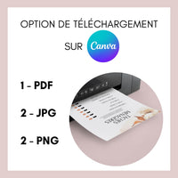 Jeux de mariage à personnaliser Canva - Boho Fleuri - 25 cartes PDF à imprimer