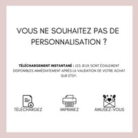 Jeux de mariage à personnaliser Canva - Aquarelle Vert - 25 cartes PDF à imprimer